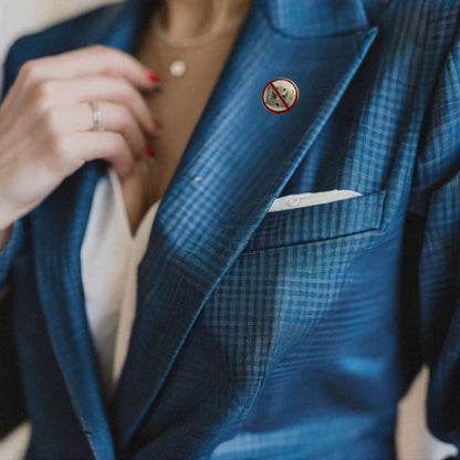 No Kings - lapel pin